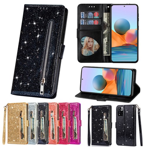 Custodia portafoglio glitter